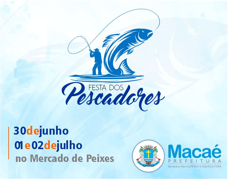 Festa dos Pescadores será realizada de 30 de junho a 2 de julho