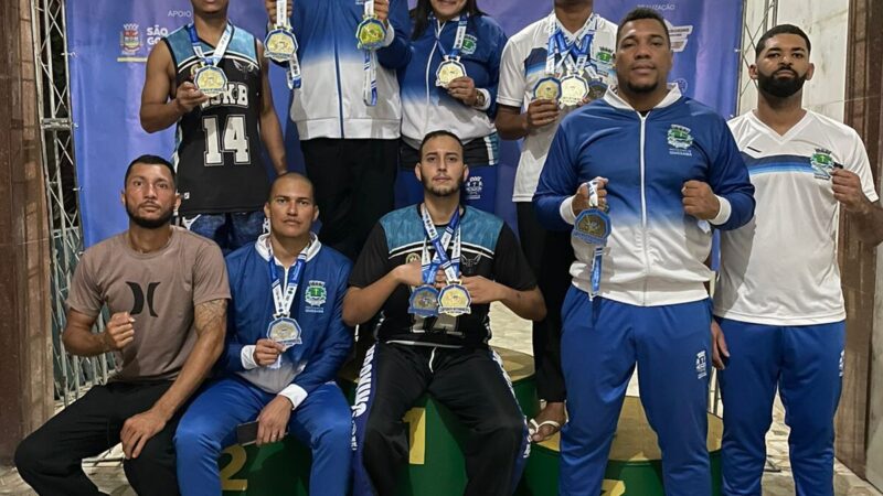 Equipe de Kickboxing conquista sete medalhas de ouro no Campeonato Intermunicipal