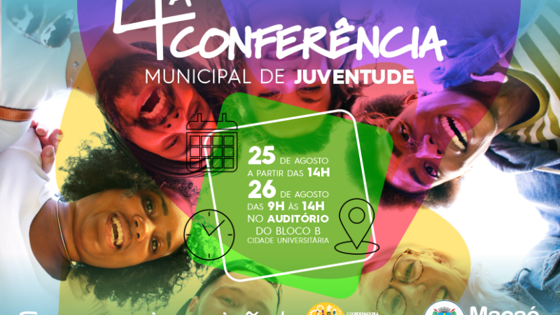 IV Conferência Municipal de Juventude começa nesta sexta-feira