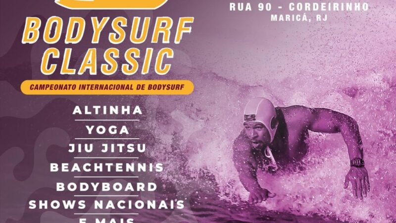 Maricá recebe Campeonato de Bodysurf no fim de semana