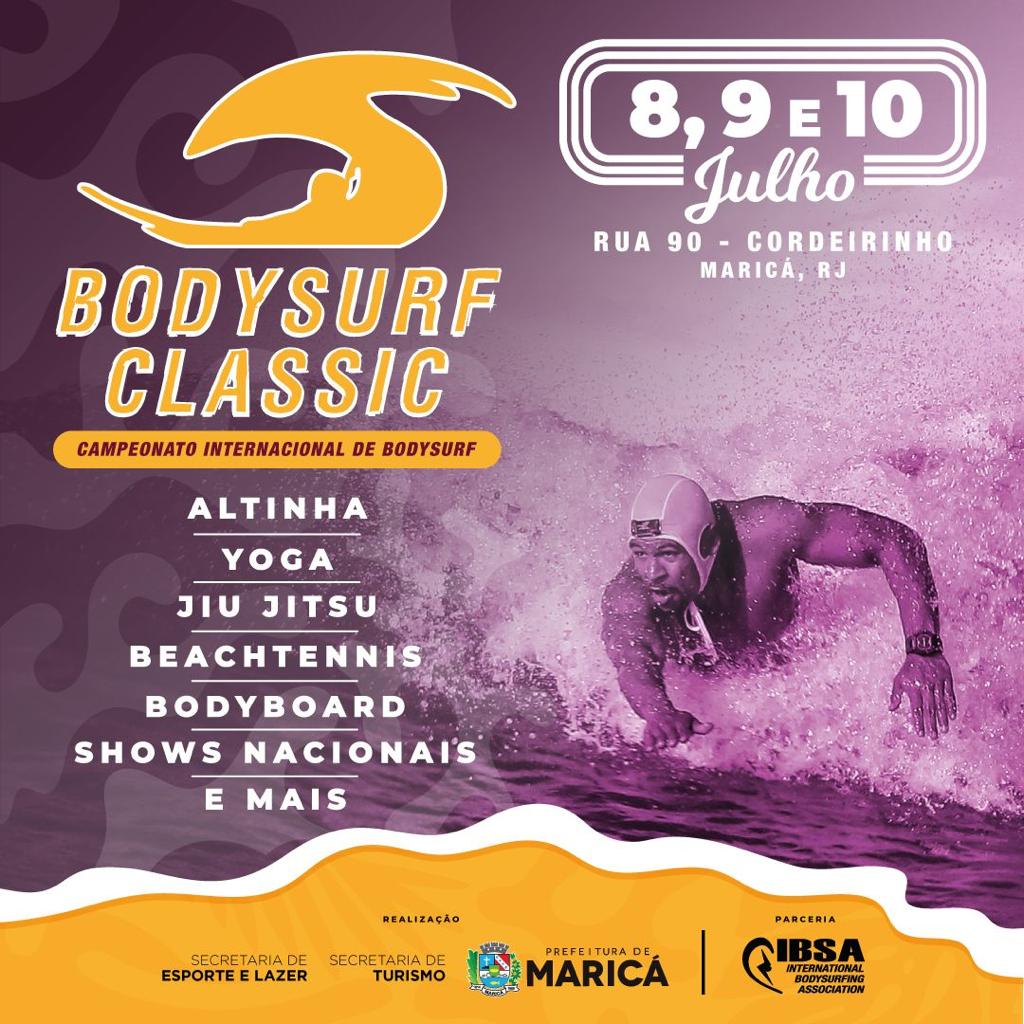 Maricá recebe Campeonato de Bodysurf no fim de semana