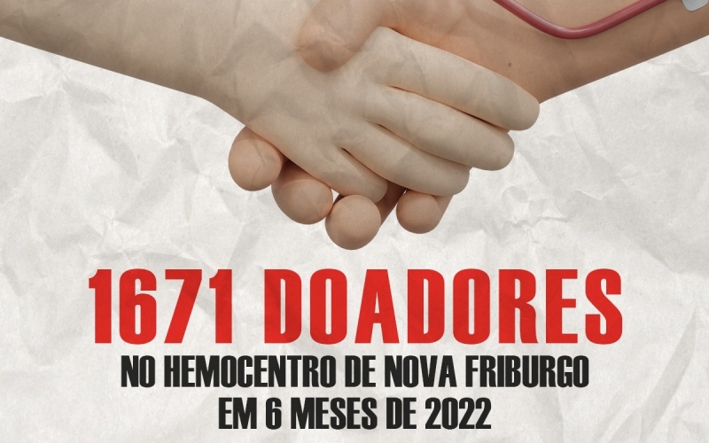 Hemocentro teve 1.671 doadores nos últimos seis meses