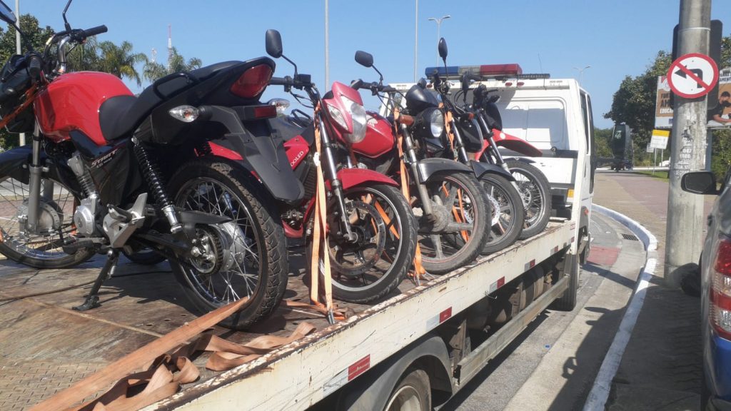 Município promove operação contra motos irregulares