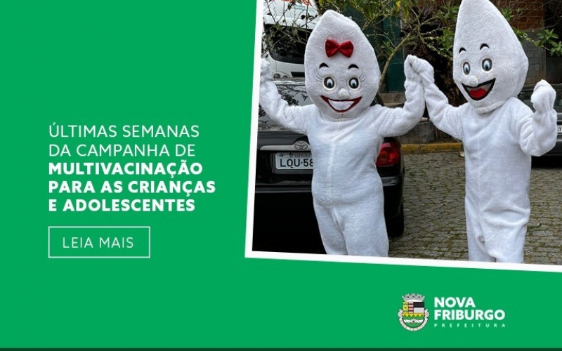 Últimos dias da campanha de multivacinação para crianças