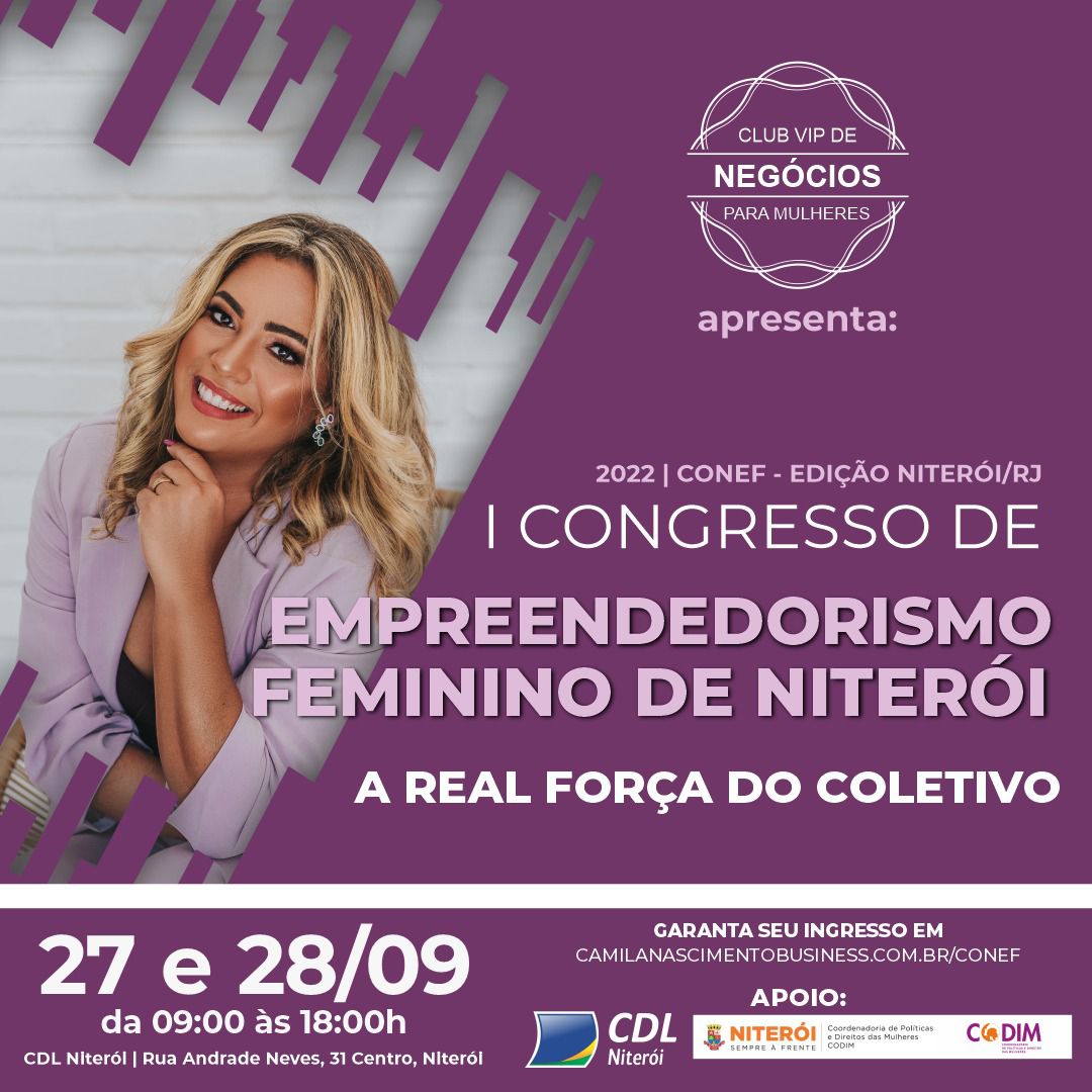 I Congresso de Empreendedorismo Feminino de Niterói￼