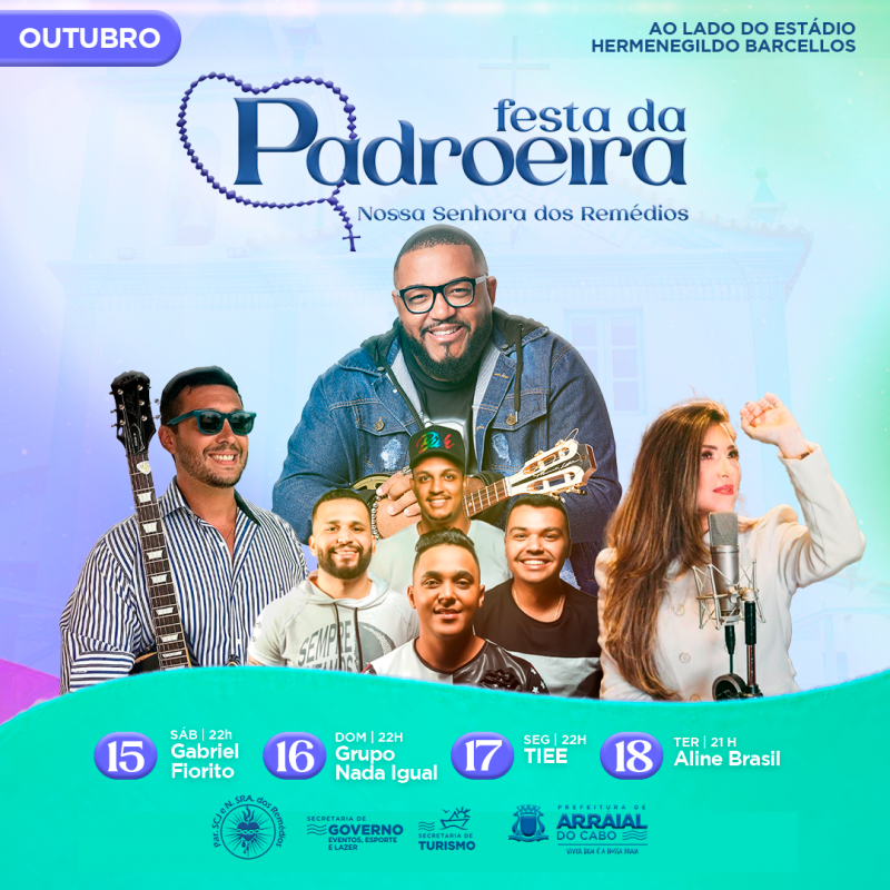 Festa da Padroeira agita o mês de outubro em Arraial