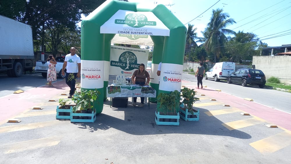 Maricá+Verde distribui 100 mudas no Marine