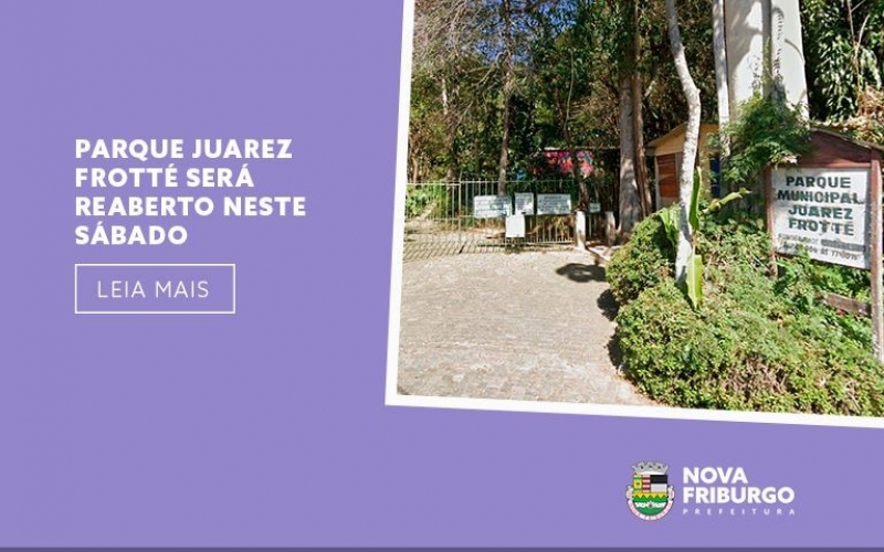 Parque Municipal Juarez Frotté reaberto ao público