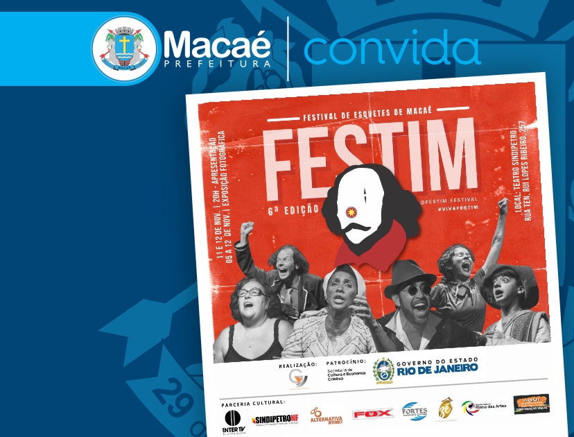 Festival de Esquete de Macaé começa com exposição fotográfica