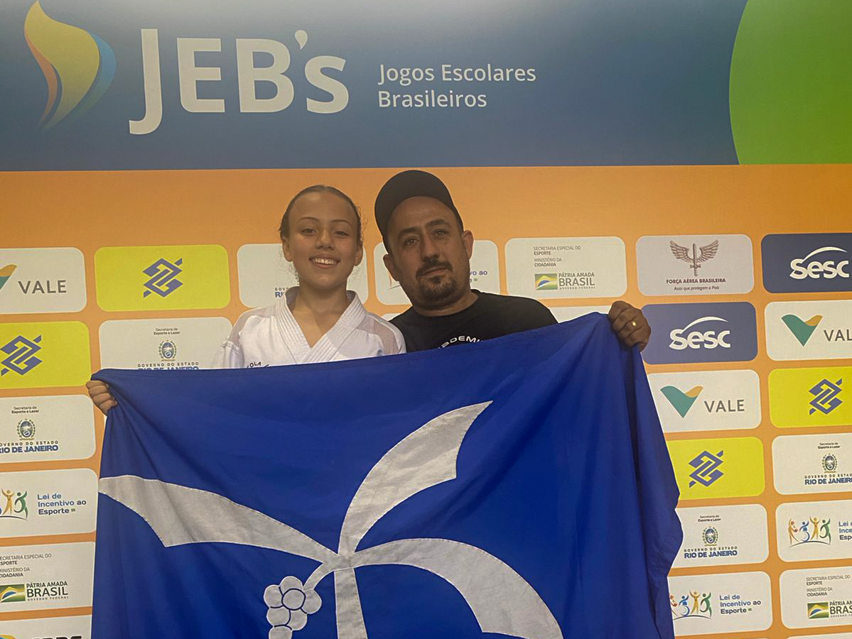 Aluna de Macaé vence Jogos Escolares Brasileiros de karatê