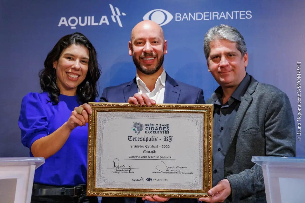 Teresópolis ganha Prêmio Band na categoria Educação