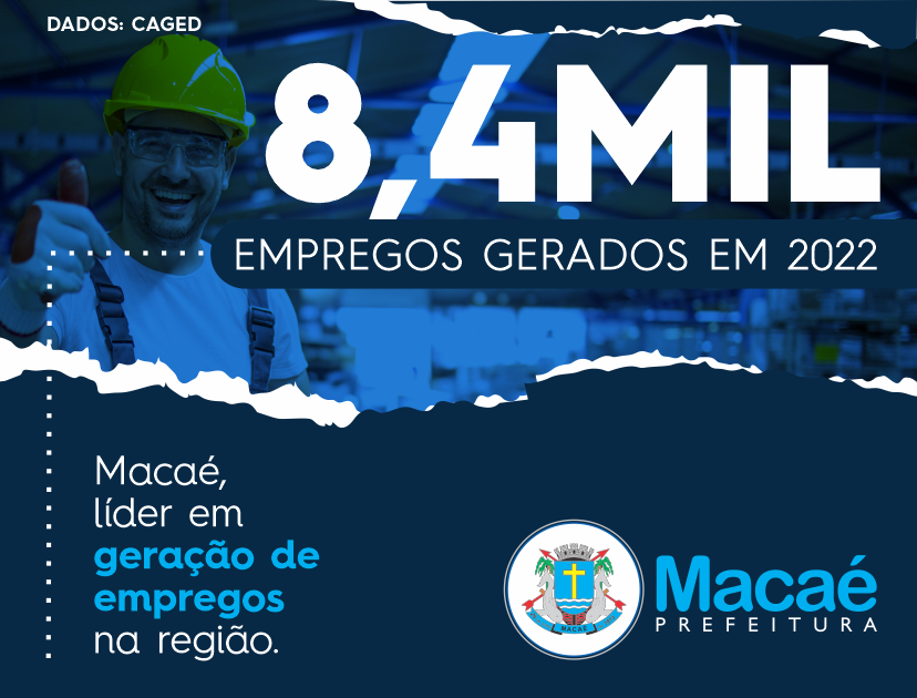 Macaé celebra 8,4 mil empregos gerados em 2022￼