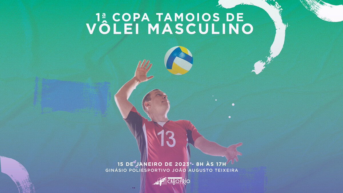 Abertas inscrições da 1ª Copa Tamoios de Vôlei Masculino