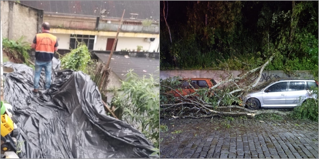 Defesa Civil de Friburgo registra 19 ocorrências devido às chuvas