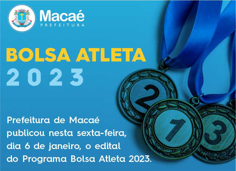 Prefeitura divulga edital do Bolsa Atleta 2023