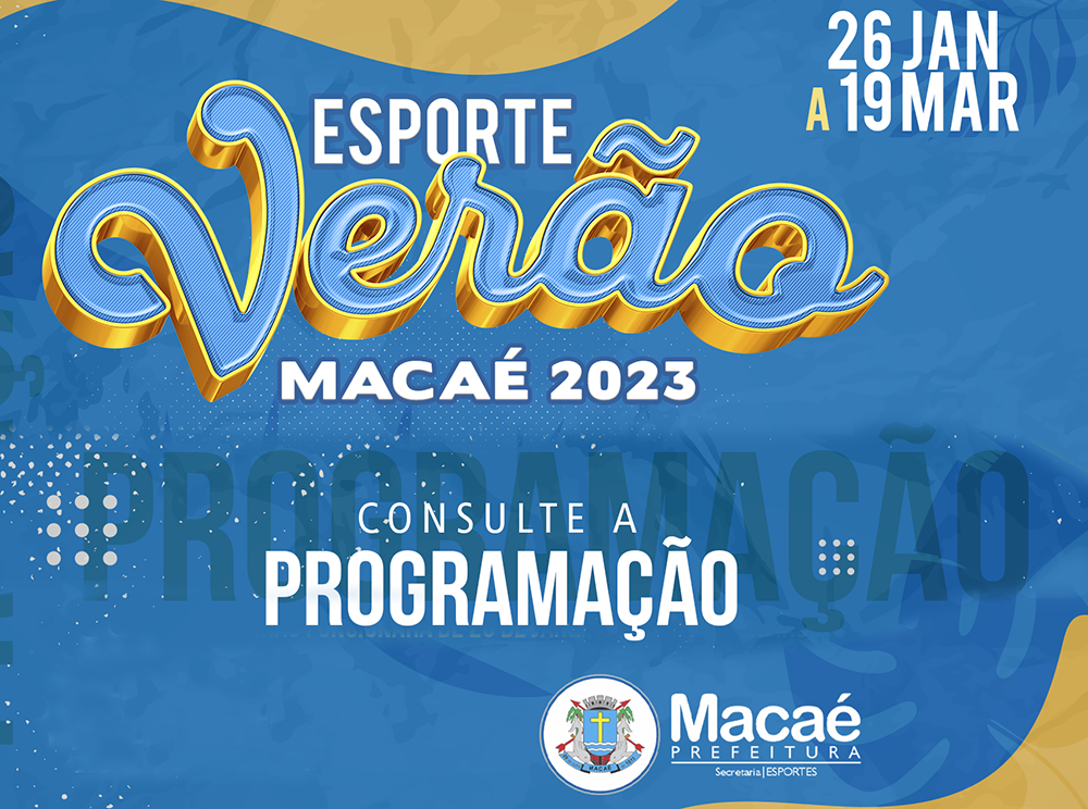 Esporte Verão Macaé: confira programação