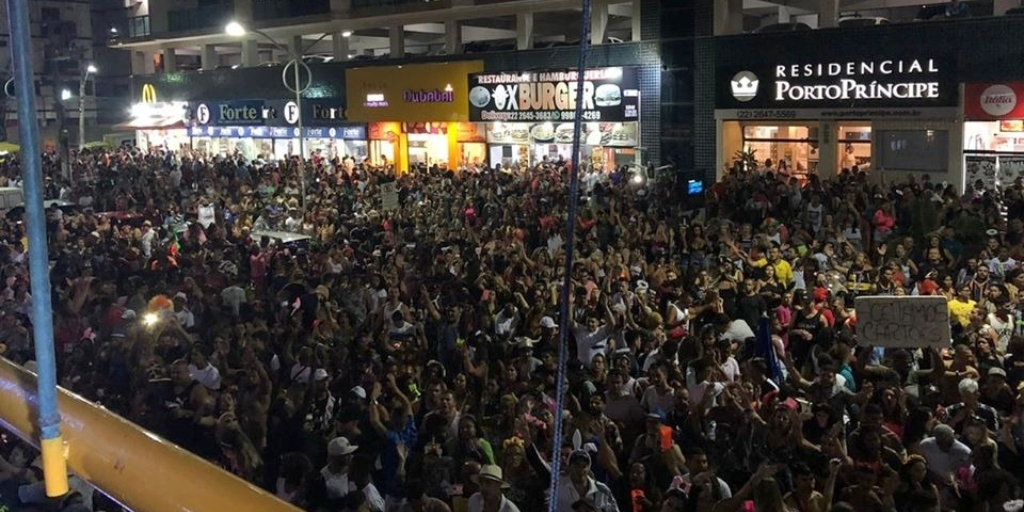 Folia segue na Região ds Lagos