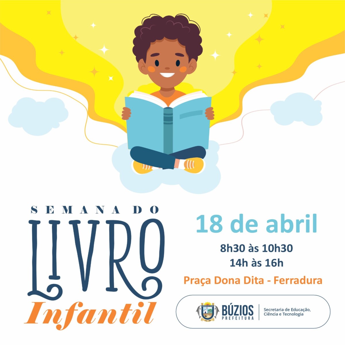 Búzios realiza ações na Semana do Livro Infantil