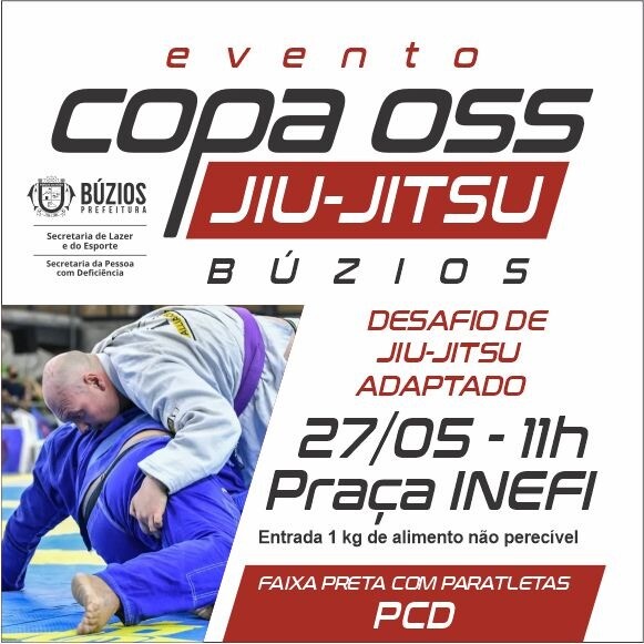 Copa Oss Jiu-jitsu acontecerá neste fim de semana