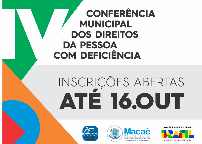 Direitos das PCDs: abertas inscrições para conferência municipal