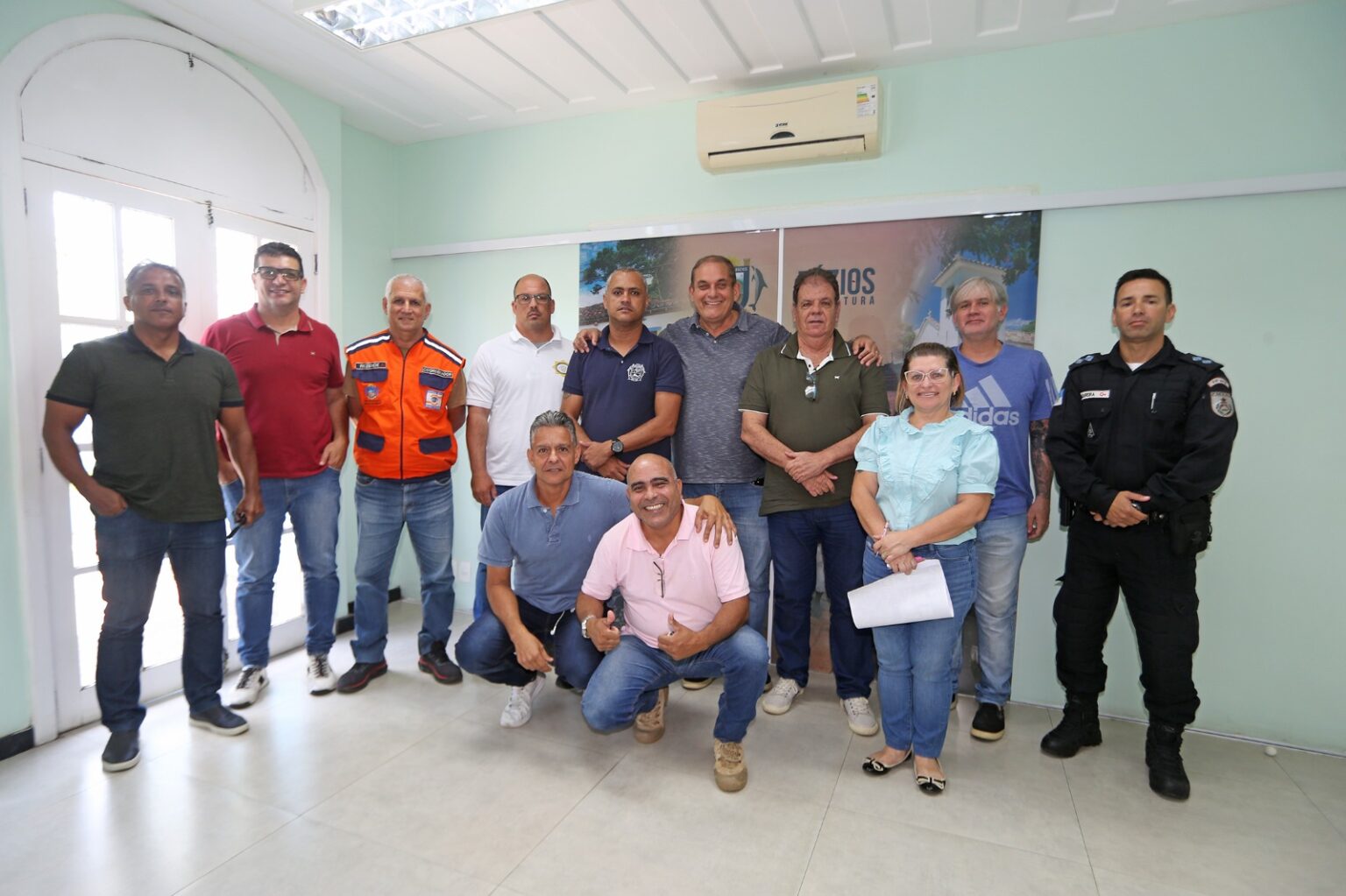 Reunião para tratar da segurança durante a festa de aniversário da cidade aconteceu na sede da prefeitura