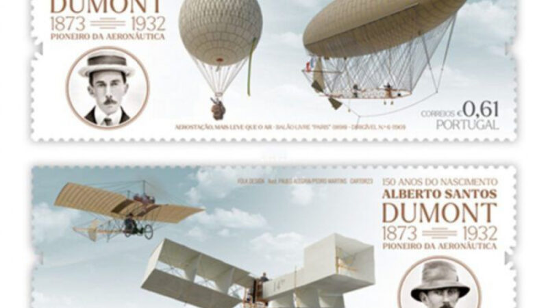 Casa de Santos Dumont recebe selo postal de Portugal
