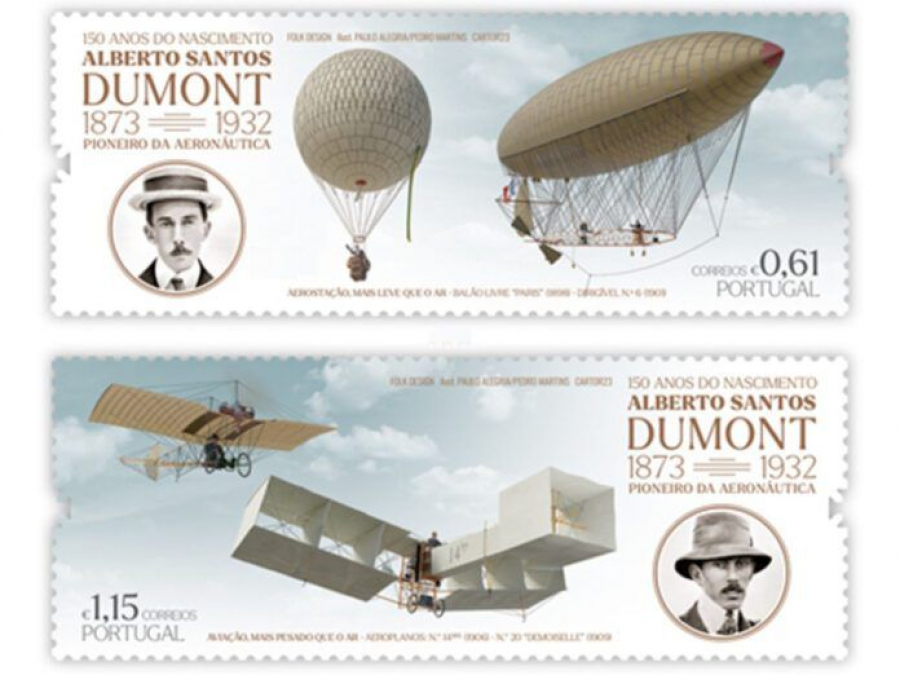 Casa de Santos Dumont recebe selo postal de Portugal