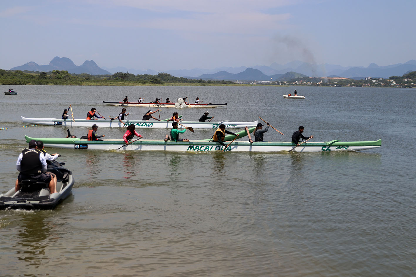 Lagoa de Imboassica sedia última etapa do Circuito de Canoa Havaiana 2023