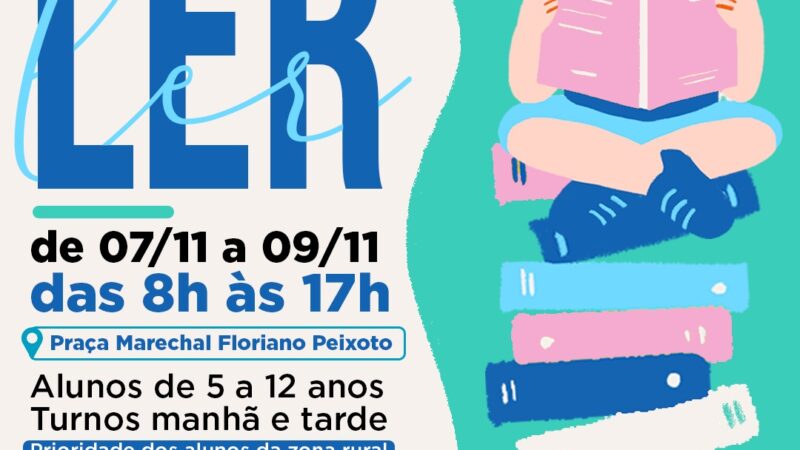 Festival ‘Energia para Ler’ estaciona na Praça Marechal Floriano Peixoto a partir desta terça-feira (07/11)