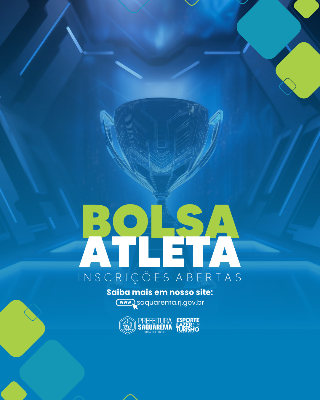 Prefeitura vai abrir inscrições para o Programa Bolsa Atleta 2023/2024