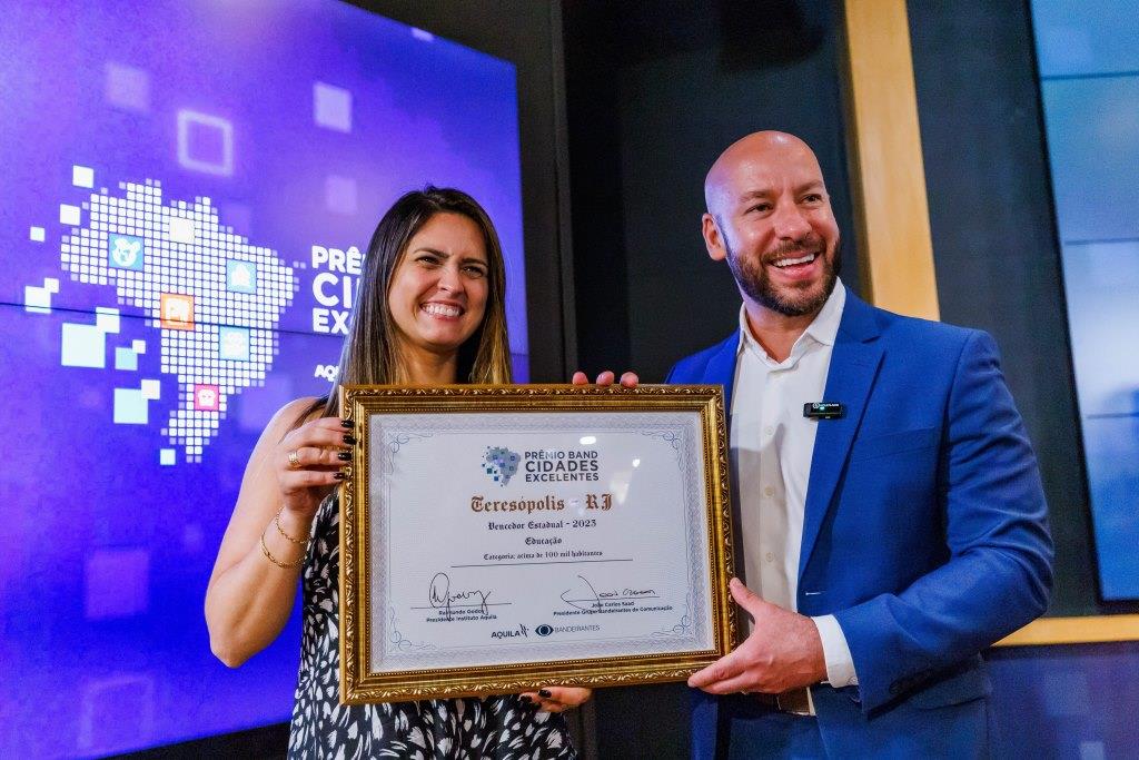 Teresópolis é bicampeã do Prêmio ‘Band Cidades Excelentes’ na categoria Educação