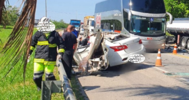 BR-101: Bombeiros estão entre as vítimas de acidente