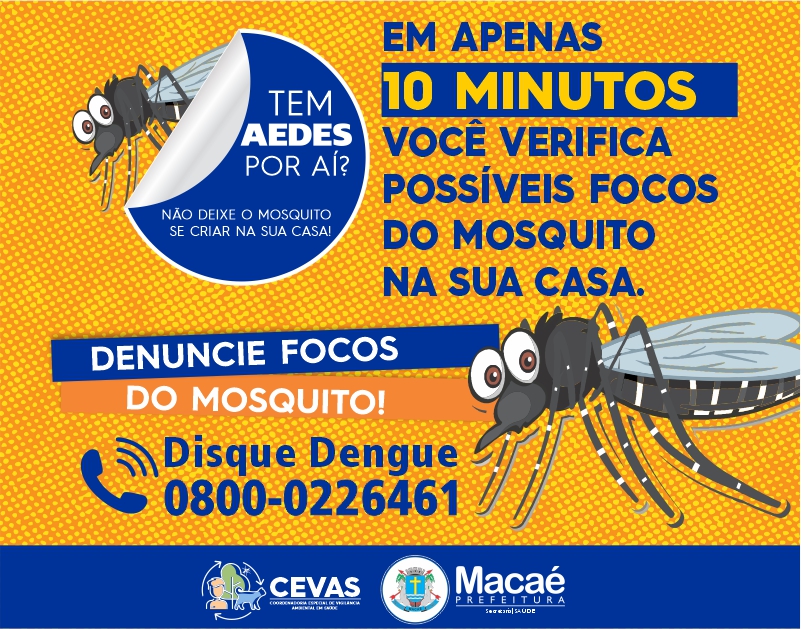 Prefeitura alerta a população sobre proliferação do Aedes