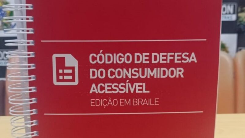 Procon recebe CDC em Braile