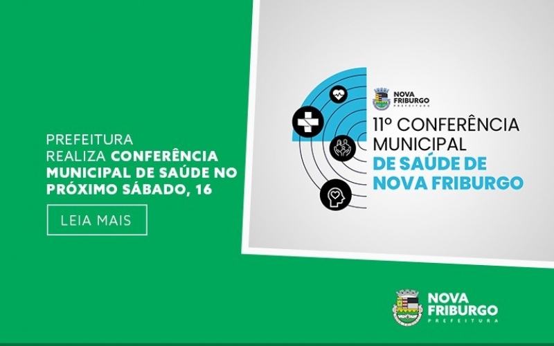 Prefeitura realiza conferência municipal de saúde no próximo sábado, 16