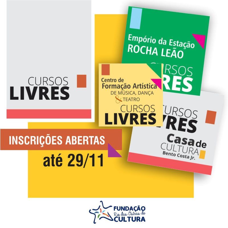 Instrutores de Cursos Livres tem inscrição