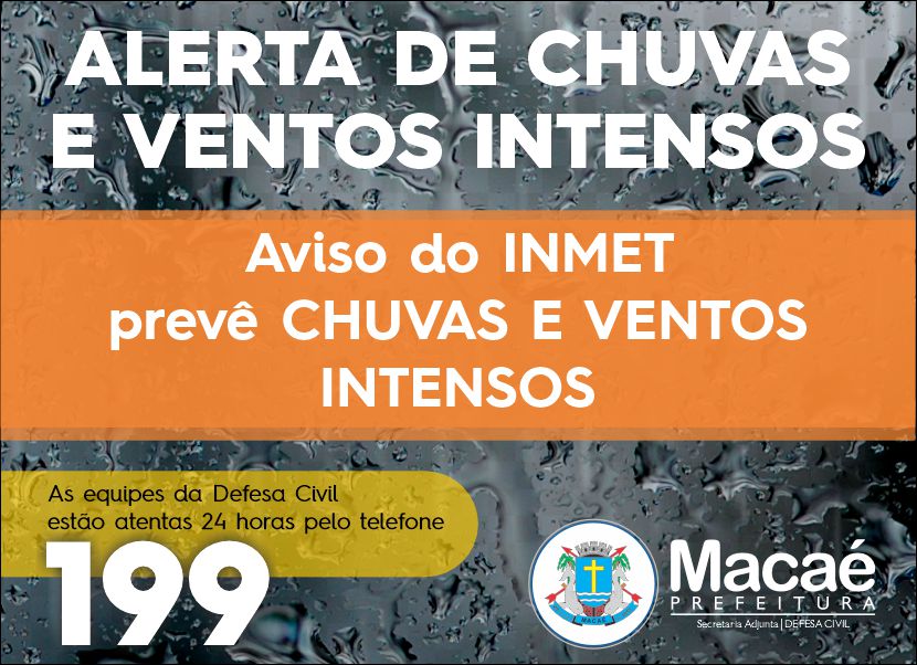 Alerta Defesa Civil – Chuvas Intensas 14/02/2024