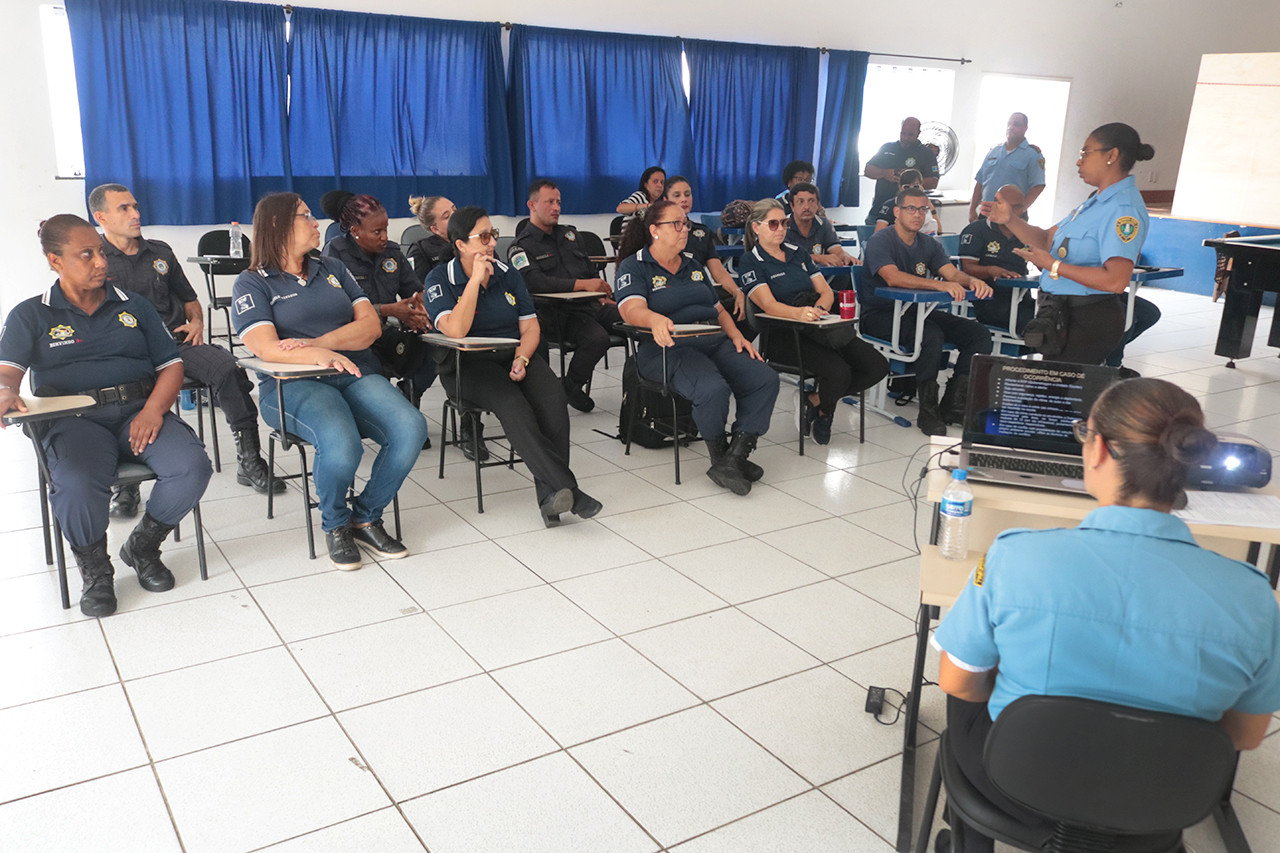 Grupamento da Ronda Escolar realiza treinamento para volta às aulas