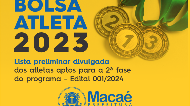 Bolsa Atleta: Lista preliminar é divulgada