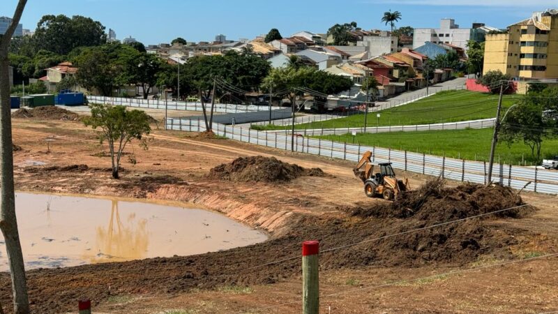 Complexo de lazer do São Marcos já em construção