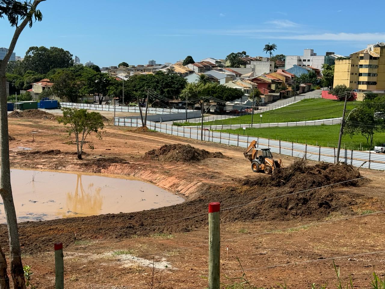 Complexo de lazer do São Marcos já em construção