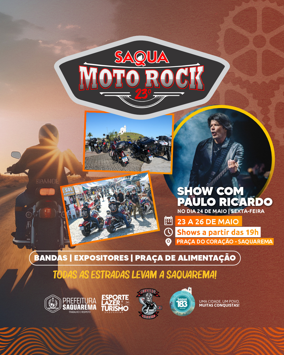 Vem ai a 23ª edição do Saquá Moto Rock