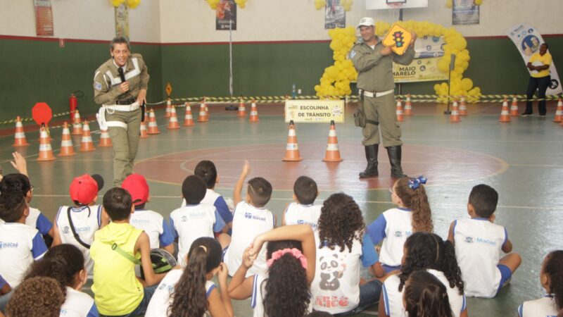 Maio Amarelo: circuito escolar atende mais de 2 mil estudantes