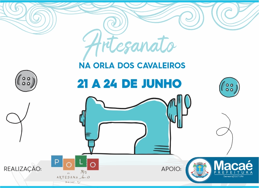 Polo de Artesanato de Macaé divulga programação deste mês de junho