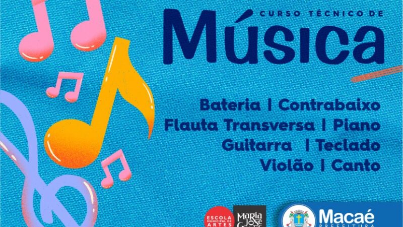 Inscrições para o Curso Técnico de Música da Emart estão abertas