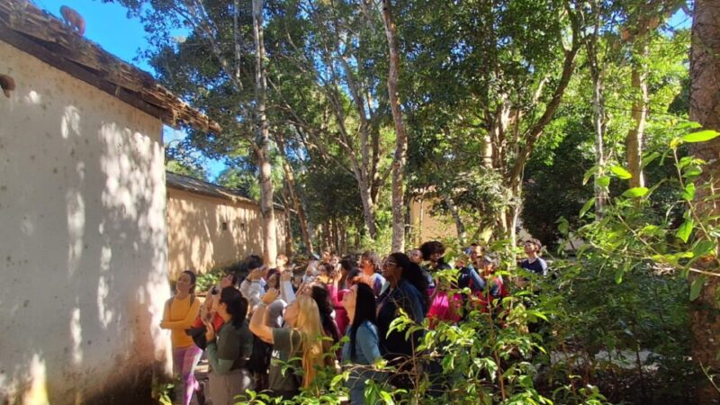 Parque do Mico-Leão-Dourado recebe universitários da UFRJ para visita técnica e aula de campo