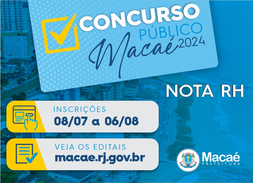 Nota RH sobre editais do concurso público – 05/07/2024