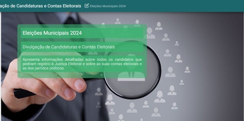 Site do TSE com dados dos candidatos das eleições municipais recebe atualização