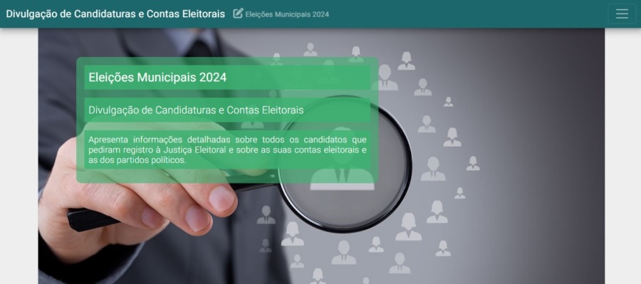 Site do TSE com dados dos candidatos das eleições municipais recebe atualização