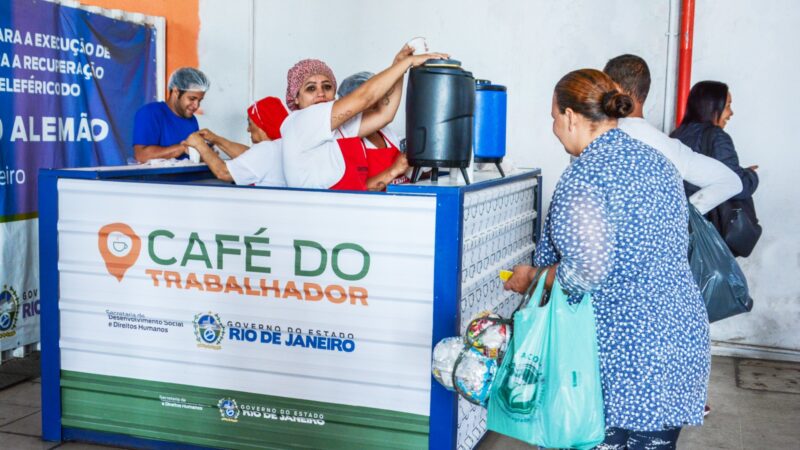 Governo do Estado inaugura Café do Trabalhador em duas estações de trem da Zona Norte do Rio